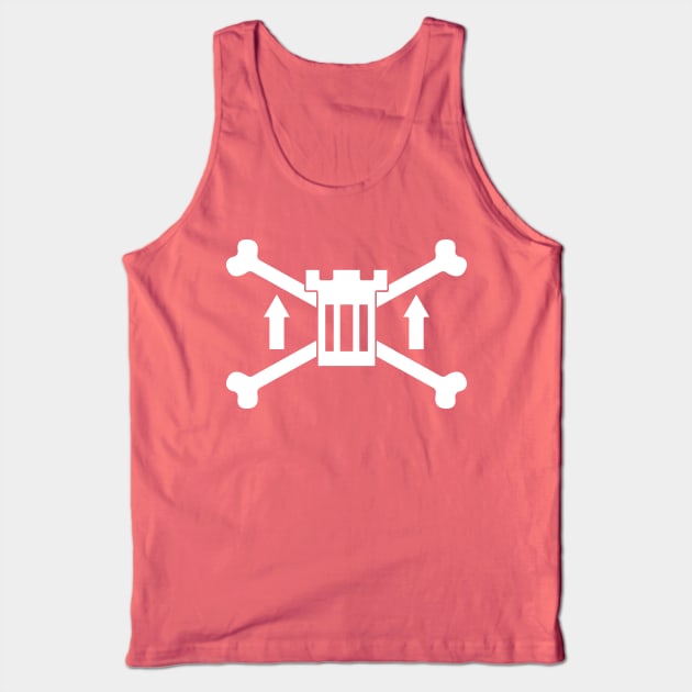 Fire Tank Pirates Jolly Roger 2 Tank Top by onepiecechibiproject